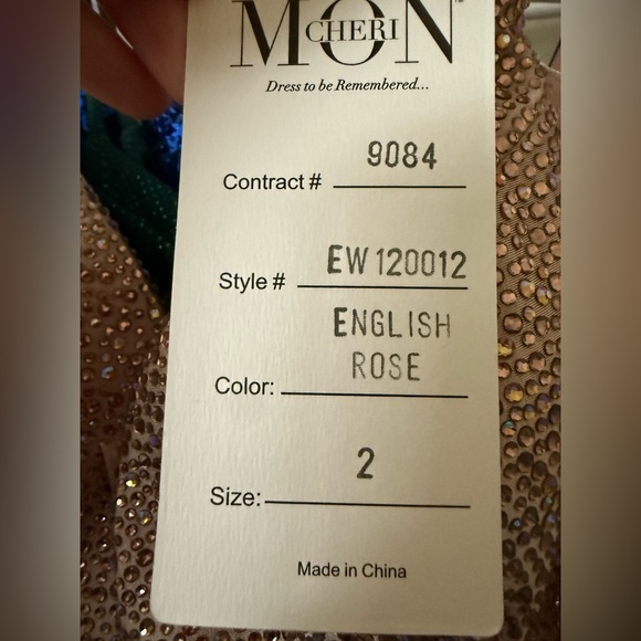 Ellie Wilde English Rose  Prom Dress - Picture 4 of 5